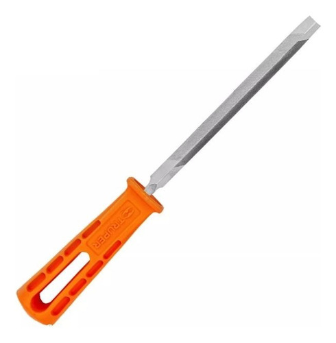 Lima Tipo Bastarda Triangular Con Mango 6 Pulgadas Truper