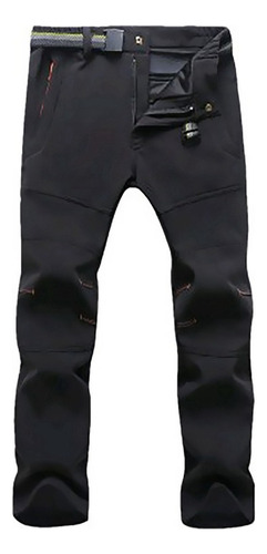 Pantalones De Nieve Impermeables Para Hombre Con Forro Polar