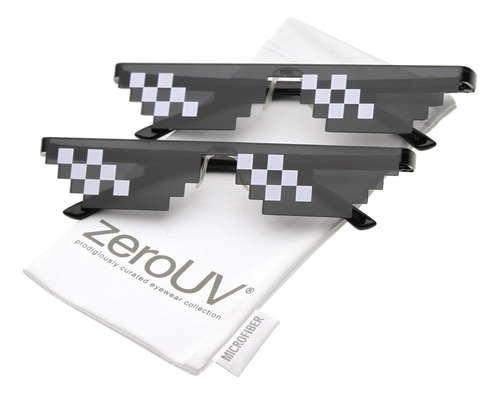 Zerouv Novedad Gafas De Sol Thug Life Meme Sin Montura 66 Mm