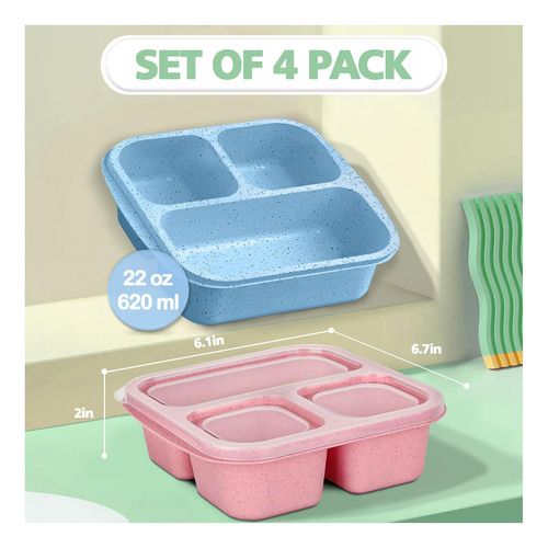 Lunch Box De Yoniko, 3 Compartimento