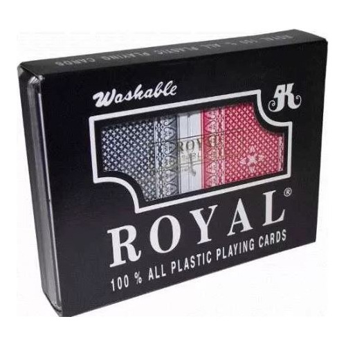 Cartas Poker Royal Original Estuche 100% Plastificada Juego