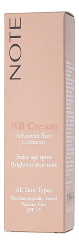 Bb Cream Facial Note Vegana Spf 15 X35ml Tono 03