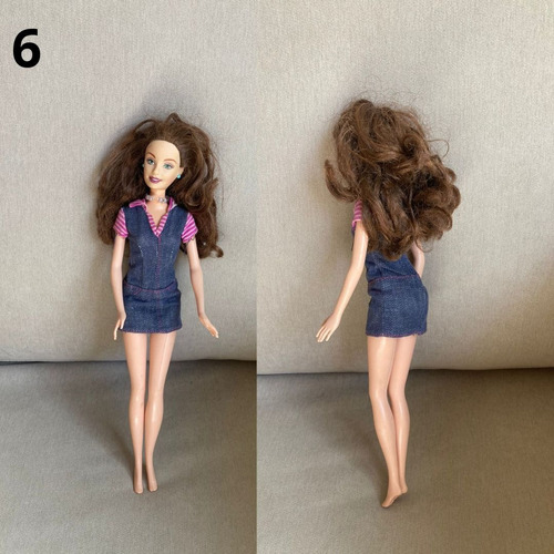 Muñeca Barbie Castaña