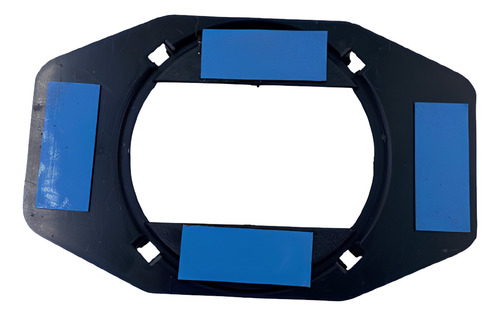 Lente Espelho Retrovisor Tr4 2009 A 2014 Esquerdo Com Base