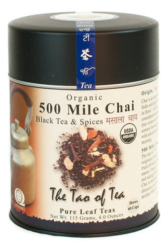 The Tao Of Tea, 500 Mile Chai, Lata De 4 Onzas