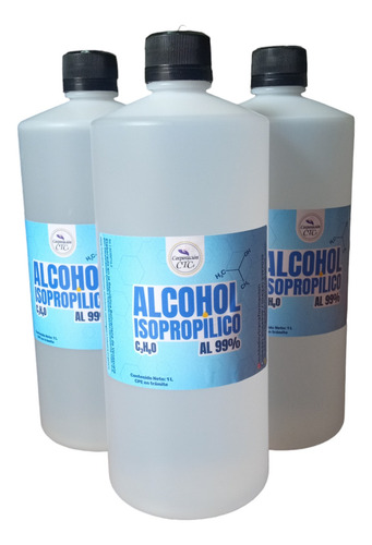 Litro De Isopropílico Alcohol Al 99%