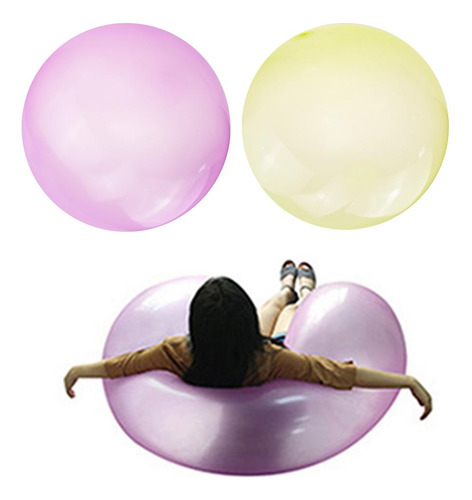 Paquete De 2 Bolas De Burbujas, Bolas De Globos Suaves,