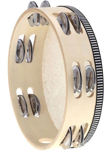 Imagen 3 de 5 de Pandero De 12'' / 30cm Con 8 Pares De Sonajas Knight Jb912h