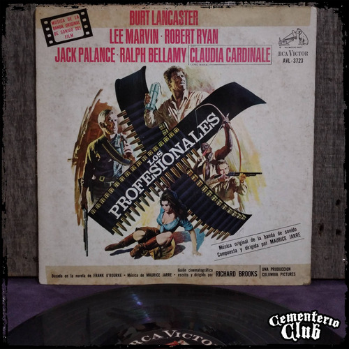 Maurice Jarre - The Professionals Soundtrack Arg  Vinilo Lp