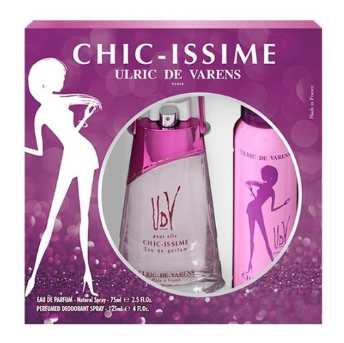 Perfume Chic-issime Coffret Ulric De Varens (edp 75ml+deo ) Volumen de la unidad 75 mL