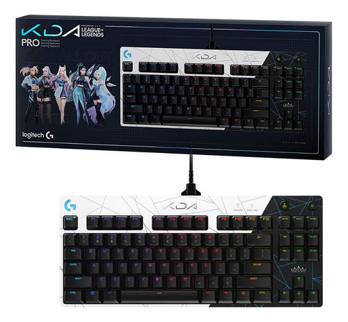 Imagen 3 de 3 de Teclado Mecánico Logitech G Pro Edición League Of Legends