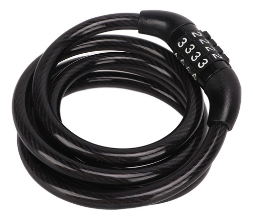 Cable Lock Bike, Combinación Antirrobo De Cuatro Dígitos Par