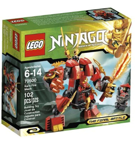 Lego Ninjago Kais Fire Mech 70500 (descontinuado Por El Fabr