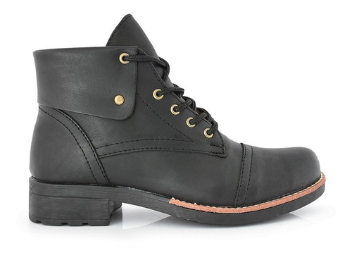 Borcego Bota Cuero Mujer Briganti Zapato Goma - Mcbo24693