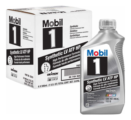 Mobil 1 100% Sintético Lv Atf Hp Caja Automática Pack 8