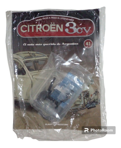 Fascículo + Pieza P/armar Citroen 3 Cv. N 41. Nuevo.