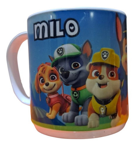 Taza Plástico Personalizada Paw Patrol - Con Nombre