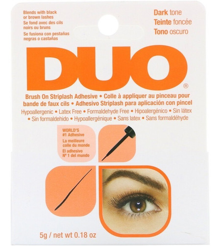 Pegamento Para Pestañas Duo Brush-on Transparente | Original