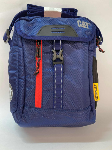 Bolso Bandolero Cat Original Portatablet Unisex Azul Sport