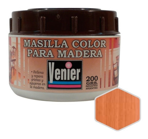 Masilla Para Madera Venier | +8 Colores | 200cc