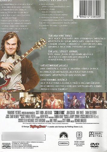 Dvd - Escola De Rock - Mr. Black - Especial P/ Colecionador (Usado)