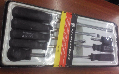 Set De Destornilladores Juego 8 Piezas Panzer