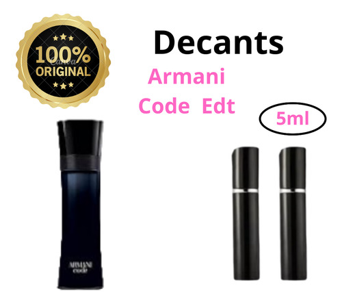 Muestra De Perfume O Decant Armani Code Edt Caballero Origin