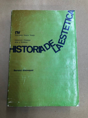 Historia De La Estética - Bernard Bosanquet