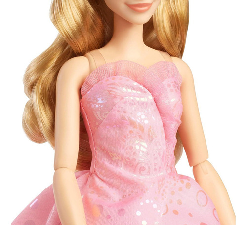 Muñeca Glinda Deluxe Mattel Con Vestido Rosa Y Accesorios