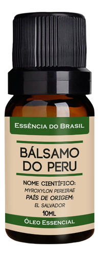 Óleo Essencial Bálsamo Do Peru 10ml - Natural E Puro