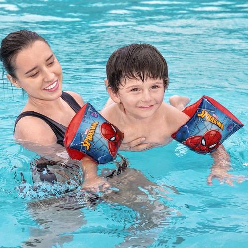 Imagen 5 de 6 de Flotadores De Brazos Spiderman ( El Hombre Araña ) Natación