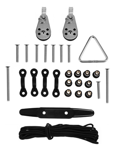 Kit De Anclaje Para Barcos, Polea, Clip, Canoa