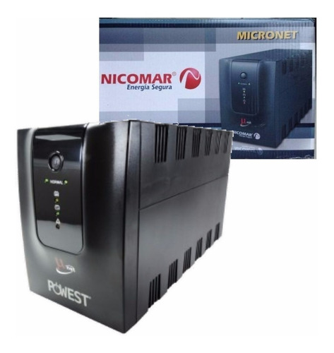 Ups Interactiva Nicomar Powest Micronet 1kva Nuimn-7273