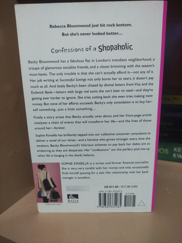 Confessions Of A Shopaholic Sophie Kinsella (Usado)
