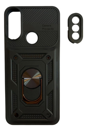 Funda Uso Rudo Con Anillo Para Motorola Moto E7i Power