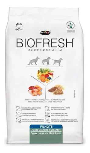 Alimento Biofresh Super Premium para perro cachorro de raza grande y gigante sabor mix de 15 kg