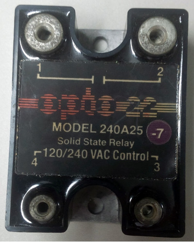 Rele De Estado Solido 25 Amp Control Ac120/240