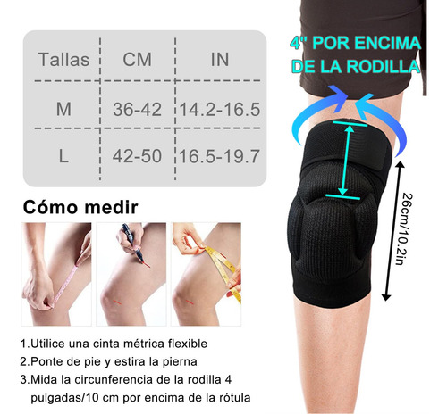 Rodilleras Deportivas, 2 Rodilleras Transpirable Para