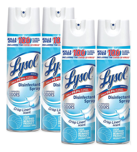 Desinfectante Spray Lysol 4pz X 562ml 