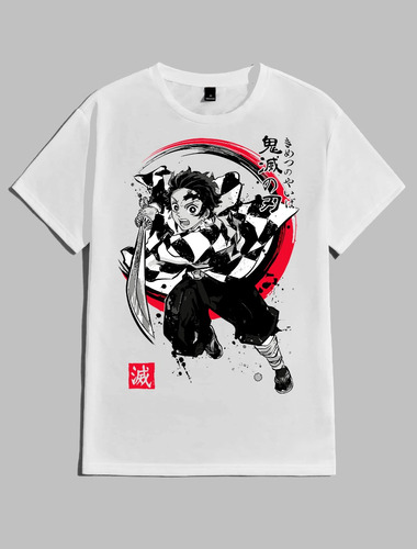 Remera Unisex: Demon Slayer, Tanjiro Kamado #k