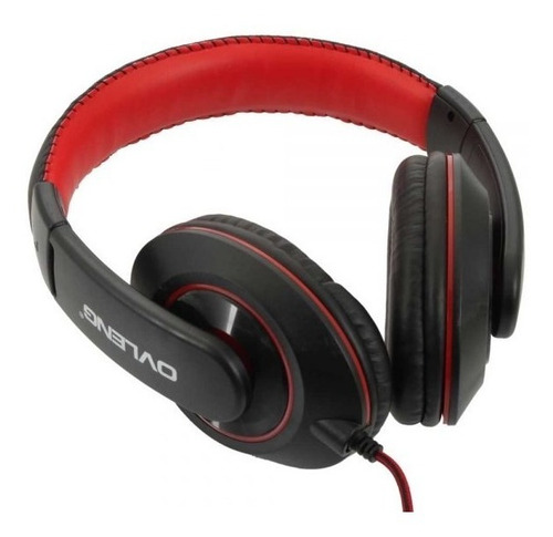 Imagen 2 de 2 de Audifono Ovleng Ov-x13 Negro Y Rojo