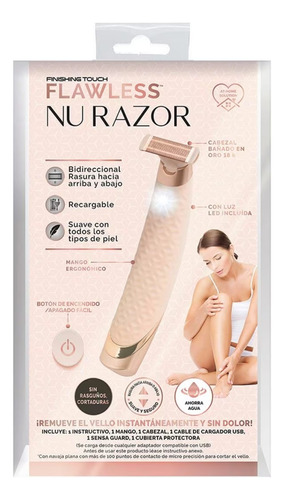 20pz Flawless Finishing Touch Nu Razor Depiladora Eléctrica