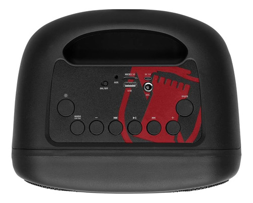 Kit 4 De Bocina 8 Pulgadas Bt Profesional Con Micrófono Negro