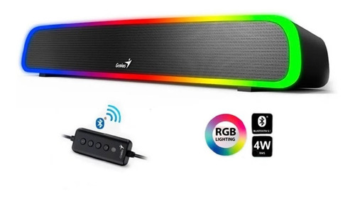 Imagen 1 de 2 de Barra De Sonido Parlante Genius Soundbar 200bt P/ Pc Tv Css