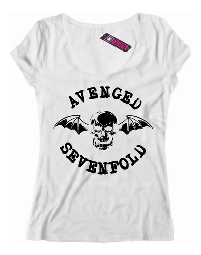 Remera Mujer Avenged Sevenfold Mu 30 Dtg Premium