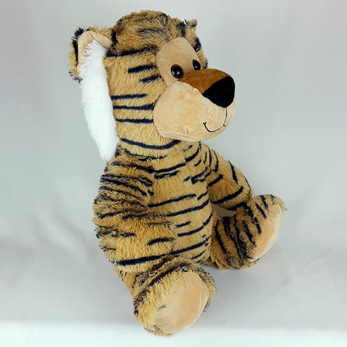 Imagem 2 de 3 de Tigre De Pelúcia 40cm Safari