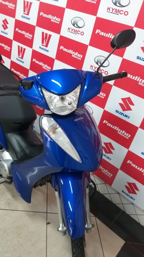 Imagem 1 de 10 de Honda Biz 125 Azul 2017