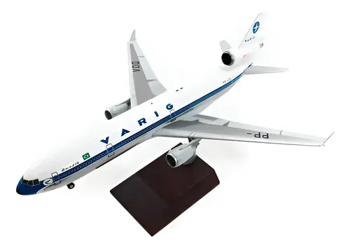 超激レア！Gemini 200 American MD-11 1/200 Avião Miniatura Varig Md-11 Escala 1:200 Branco Gemini 200