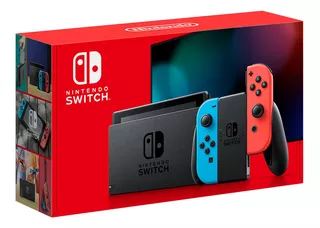 Nintendo Switch 32gb Rojo Neón, Azul Neón Y Negro