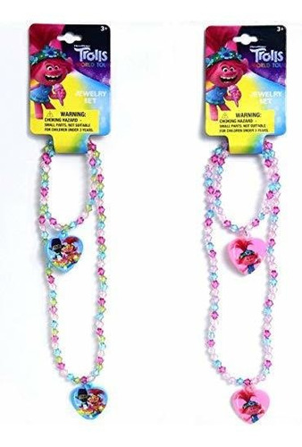 Conjunto De Collar Y Pulsera Colgando 2 Asstd Tarjeta D...